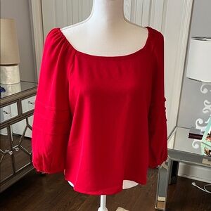 Statement Red Women's Top Size Small NWT